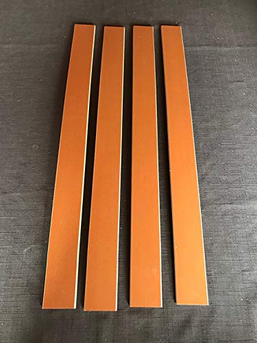 Lote de 4 Lamas 66 cm ancho 53mm 660x53x8 | Para somier cama sofá clic clac BZ | Láminas curvadas 7 capas para recambio, refuerzo resistente | soporte de colchón madera de haya duradera SCM Créations®