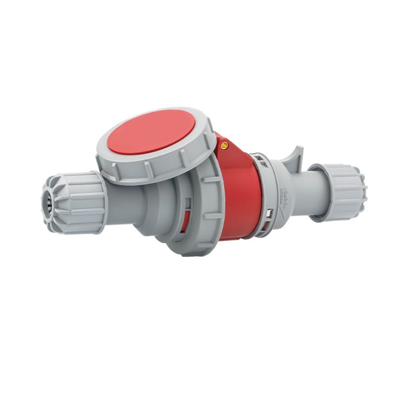 1Set IEC60309 Waterproof Industrial Connector Plug Socket, 5Pin 16A 380V-415V 3P+N+E 6H IP67 Waterproof Connector Power Connecting Industrial Activity Socket Set for Aviation and Industry