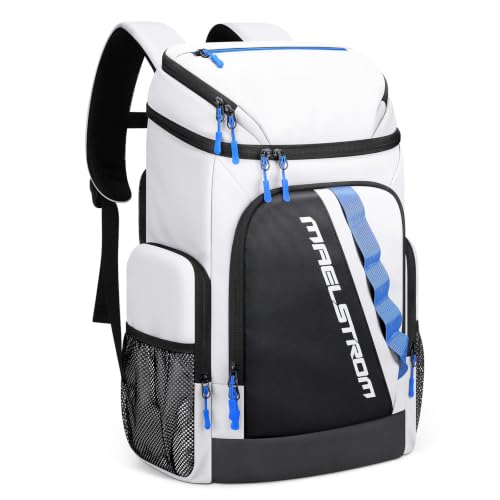 Image of Maelstrom Insulated Cooler Backpack, 36 Can Soft Cooler Ice Chest Bag | Double Compartment, 16H Cold, Leakproof, Bottle Opener, Waterproof, Lightweight, for Beach, Travel, Camping, Picnics, Hiking