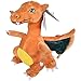 47-B Simulation Dinosaurier-Plüsch-Spielzeug Dinosaurier Weiches Kinderspielzeug 30cm Grün, Grau Hauptdekoration, Große 80cm Geschenk (Color : Orange, Size : 45cm)