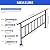 Outdoor Stair Railing Fit for 1-5 Steps with Fence Transitional Handrails for Outdoor Steps Wrought Iron Handrail Adjustable Step Handrail with Installation Kit, Matte Black