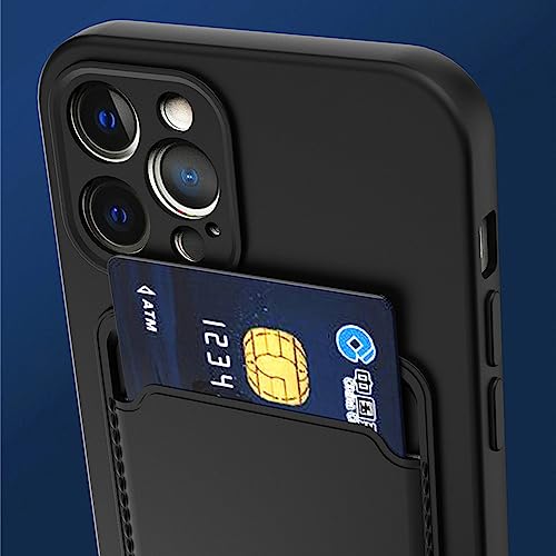 Étui portefeuille iPhone 12 Mini silicone liquide housse de poche mince vert