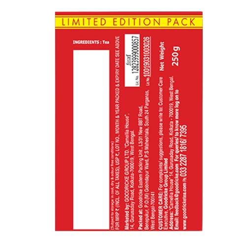 Image of Goodricke Roasted Darjeeling Tea Limited Edition 250gm with Free Cup Inside | Flavoury Golden Orange Pekoe | Premium Long Leaf Black Tea | Rich Taste Aroma | Single Estate | Bold