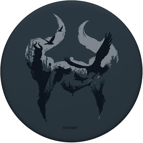 Miniatura 3 de Disney Maléfica Mistress of Evil Horns Silhouette PopSockets PopGrip agarre intercambiable para teléfonos y tabletas