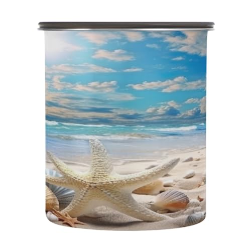 Envase de Acero Inoxidable para Café 900 ml Azul