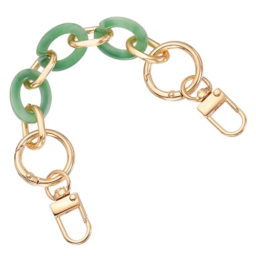 QUARKZMAN Correa De Bolso De Acrílico 8' Cadena De Reemplazo Para Bolso Asa Extensible Para Bolso Correas Para Hombro Accesorios Para Bolso Manualidades DIY Azul Verde