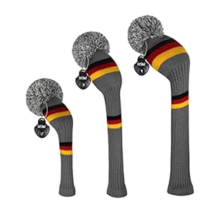 Scott Edward Strick Pom Pom Golf Holzkopfhüllen Set