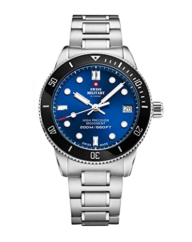Montre Femme Swiss Military à Quartz - Montre Dame Analogique Argent SM34089.02
