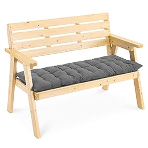 JEMIDI Bankauflage Sitzkissen für Bank – 3 Größen versch. Farben – Auflage Kissen Palettenkissen – Polsterauflage für Gartenbank Hollywoodschaukel