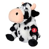 Paris Prix Peluche Animée Vache Folle 19cm Noir