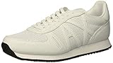 Logo Armani Exchange Herren Lace Up with Logo Sneaker, Weiß (White 00152), 44 EU