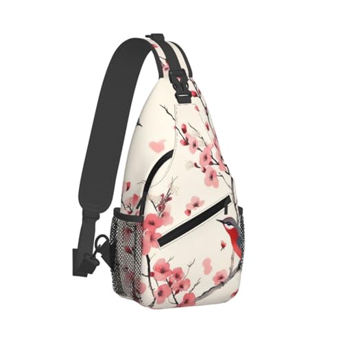 Bolso cruzado para pecho estilo Sling negro miniatura 2