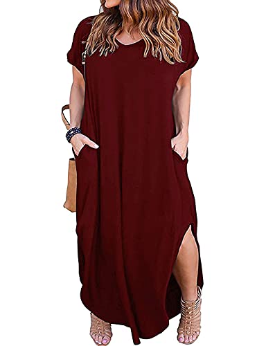 Kancystore Plus Size Sundresses for Women...