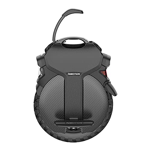 InMotion V11 Electric Unicycle 31 mph 75 Miles Mileage with Built-in Adjustable Suspension Safe and Comfortable Cruising EUC (US Plug), black, 21.18*18.1*5.82 inch