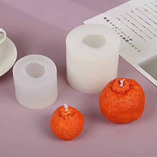 JIUYECAO Aromatherapie-Kerzenform, hässliche Orangen-Clown, Orange, Ugli, Obstform, 3D-Kerze, Silikonform, Aromatherapie… – Bild 5