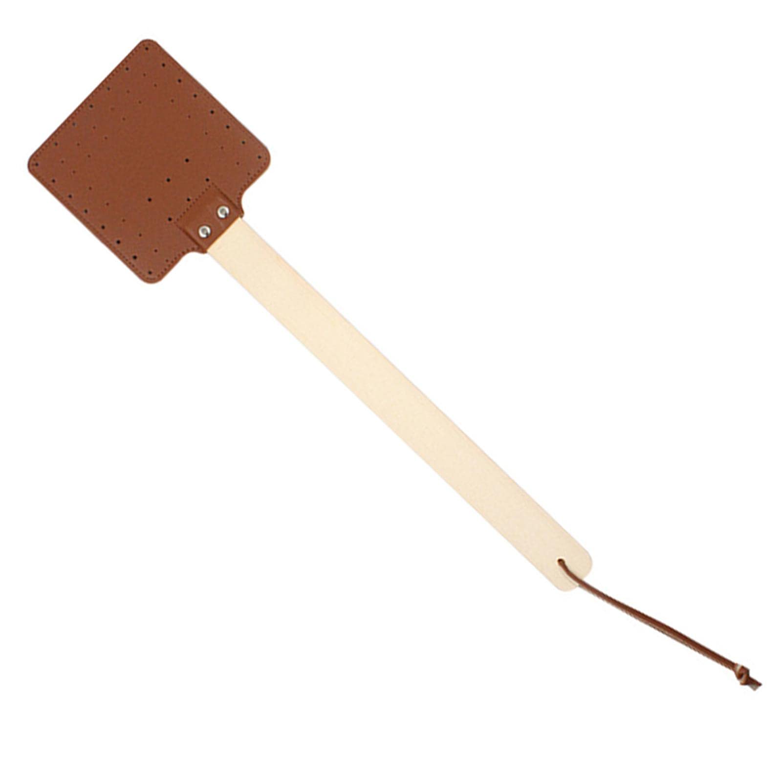 Fly Swatter Indoor Household with Long Handle for Flies, Bees Outdoor Brown| Weed & Pest Control | Insect & Grub Control | Swatters|1 Fly Swatter-image-49