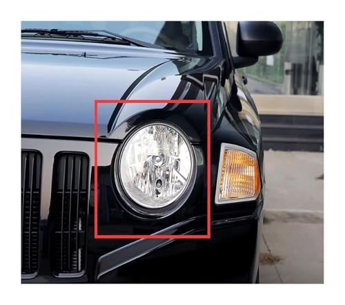 Cache lentille phare pour Jeep Compass 2007-2010 couvercle transparent gauche - 2