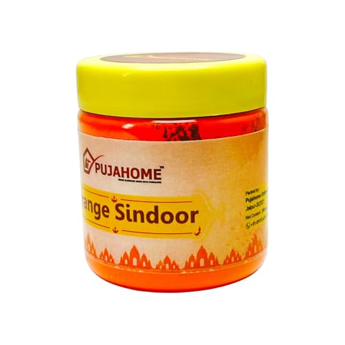Image of Original Premium quality Hanuman Ji Sindoor | Orange Sindoor |100% Pure Hanuman Ji Pooja Sindoor, Pack of 4 (250 Gram Each)