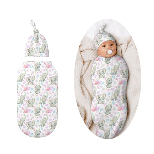 Image of Candy Swaddle Blankets Soft Receiving Blanket Baby Swaddle Wrap for Baby Girls Boys