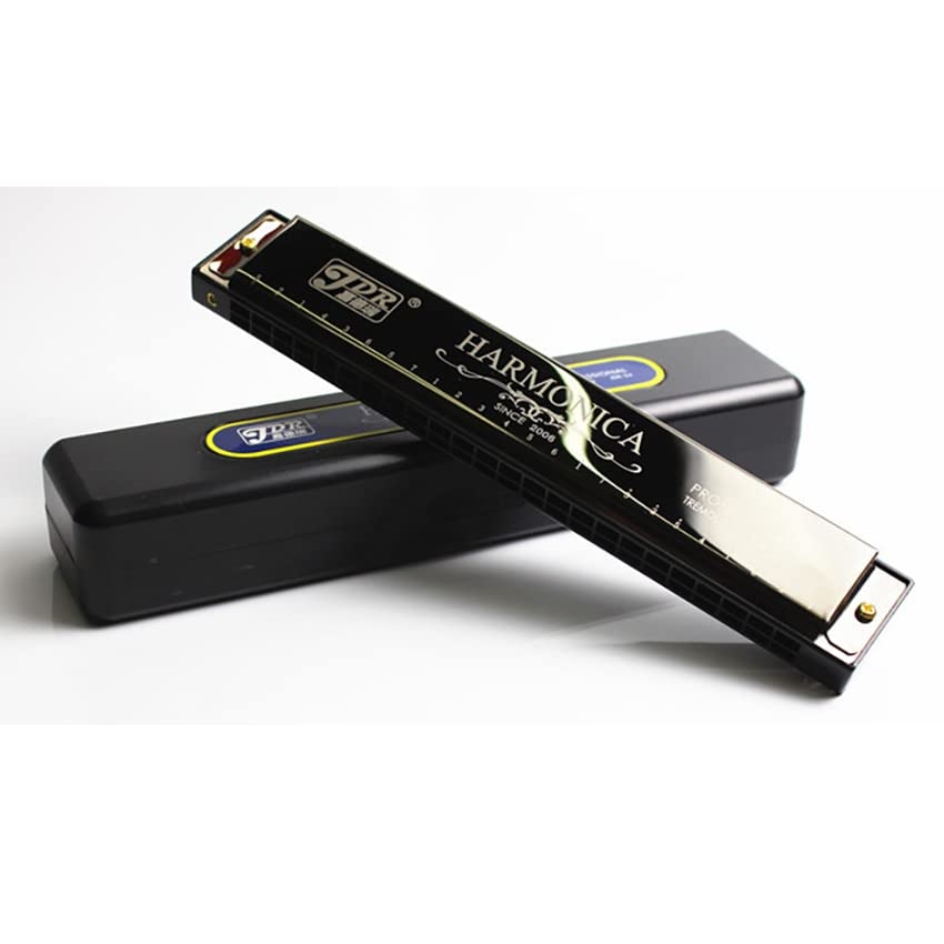 Harmonica Vibrato Harmonica Blues C 24 orifices orgue harpe Gaeta avec étui instruments professionnels mes mélodies - Les Beatles, Paul McCartney, John Lennon, RIngo Starr, George Harrison Harmonica Vibrato Harmonica Blues C 24 orifices orgue harpe Gaeta avec étui instruments professionnels mes mélodies