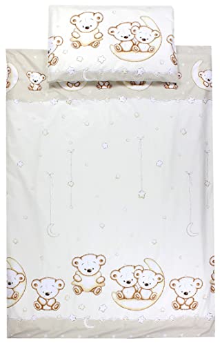 TupTam children's bedding set baby bedding duvet cover 100 x 135 120 x 90 pillowcase 40 x 60 boys girls 2-piece