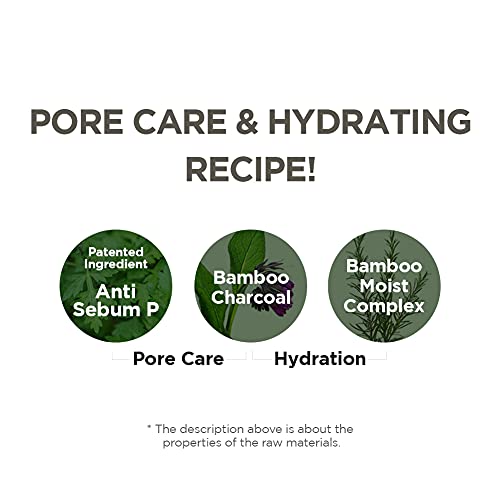 Bring Green Bamboo Charcoal 90% Fresh Mask (10 Count) - Daily Skincare Facial Mask Sheet For Exfoliating, Pore Clarifying, Moisturizing, Smoothening, Refreshing, With Natural Ingredients, Bamboo Moist Complex, All Natural Fiber Sheet (0.7 Fl.o.z.*10Sheets, 20G*10Sheets) #TOP5