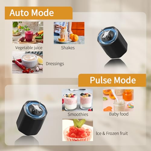 Image of Portable Blender, Personal Blenders with Pulse Mode, Smoothie & Shake Maker