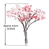 Yetaha 20Pcs Blossom Cherry Trees, Artificial Cherry Blossom Miniature Trees, HO OO Scale Model Flowers for Scenery Railroad Layout Scene Landscape Decoration #2