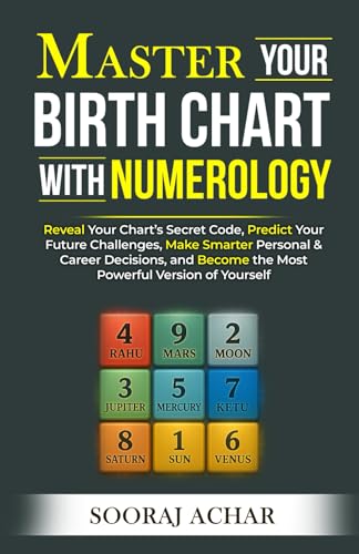 Master Your BIRTH CHART With Numerology: Reveal Your Chart’s Secret Code, Predict Your Future Challenges, Make Smarter Personal & Career Decisions, ... of Yourself (Life-Mastery Using Numerology)