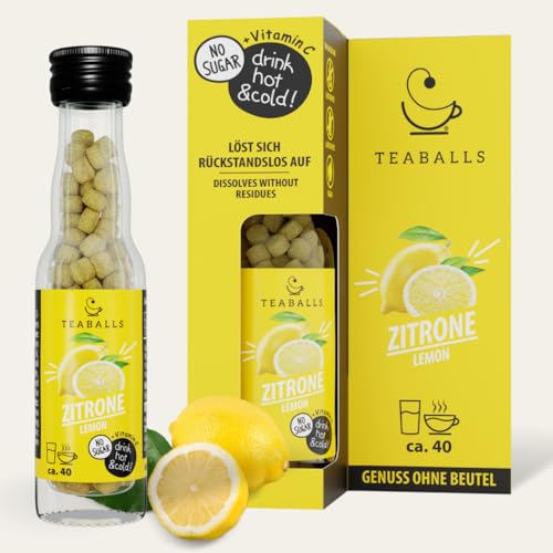 TEABALLS - ZITRONE für ca. 40 Tassen Tee