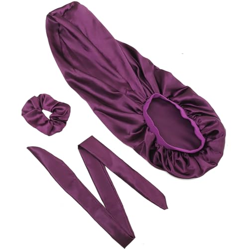Bonnet en satin pour cheveux longs : préservez vos boucles pendant le sommeil