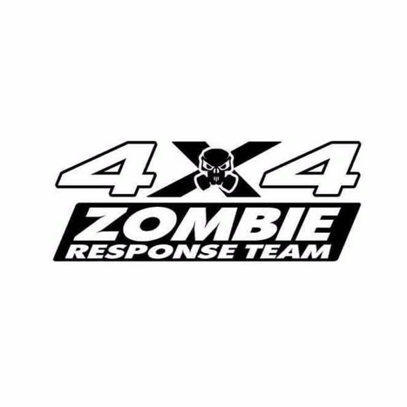 GADGETS WRAP Vinyl Wall Decal Sticker Car Styling 4X4 Zombie Response Team Window