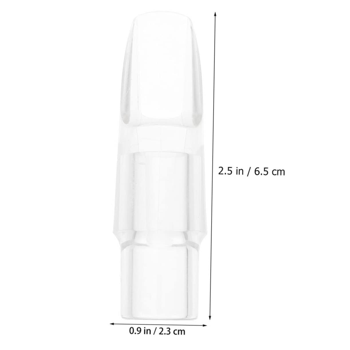 SUPVOX Top Soprano Sax Mouthpiece Sax Mouthpiece Chrome Plating Saxophone Supply