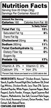 WILDE Nashville Hot Protein Chips, Thin and Crispy, High Protein, Keto friendly, Made with Real Ingredients, 2.25oz Bags (Pack of 8)…