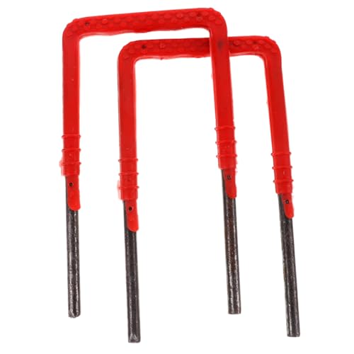 Escalera multiuso resistente de plástico y acero Alipis 2pcs miniatura 1