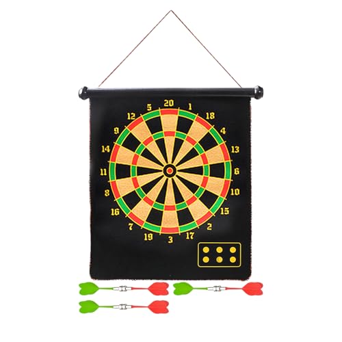 Kids Dart Board, Dart Board for Kids,Juego de diversión de interior al aire - Tablero de dardos magnéticos para adultos para niños, juguetes de rellenos de almacenamiento, juegos de mesa de tablero de