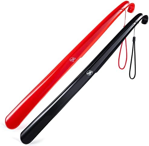 Lakeston Extra Long Handled Shoe Horn - Straight & Sturdy Long Shoe Horn for Elderly & Anyone With Mobility Issues