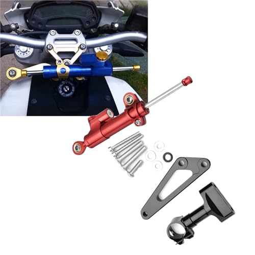 Amortisseur de direction pour Honda CB600F Hornet 2007-2016 en rouge
