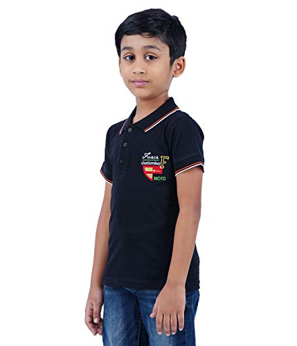 Image of CHECKERSBAY Boys Cotton Polo T-Shirt