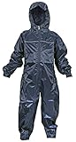 DRY KIDS - Waterproof Rainsuit 3-4 Yrs Navy Blue