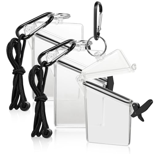 Fundas impermeables para tarjetas de identificación en actividades al aire libre