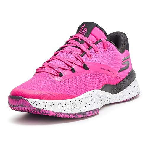 Skechers Men's Basketball SKX Nexus Sneaker, Neon Pink, 10