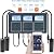 GEHPYYDS WiFi Smart Water Quality Meter Monitor, 8 in 1 Water Quality Detector, PH/EC/TDS/Salt/S.G/CF/ORP/Temp Tester, for Aquariums Pool Hydroponics