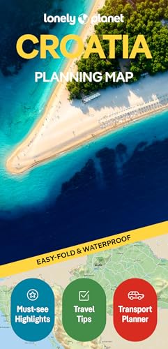 Lonely Planet Croatia Planning Map