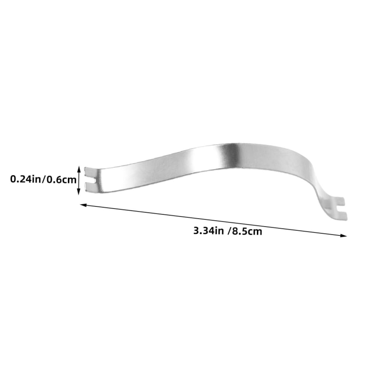 SOESFOUFU DIY Framing Hardware 100pcs Aluminum Alloy Spring Clips Back Plate for Hanging Photos