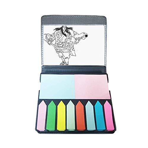 Figurine Wusong auto-stick note : marqueur couleur et accessoire de lecture chinois