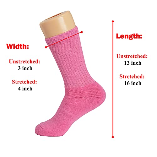 AWS/American Made Solid Cotton Cushion Crew Socks for Men Breathable Athletic Sport Socks4
