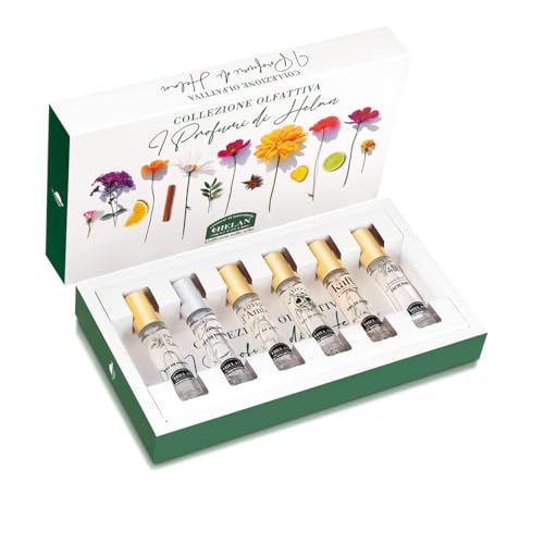 Helan - Collezione Olfattiva nr.2 con 6 Profumi in Fiale da 10 ml, Kit Profumo Uomo e Donna in Fragranze da Scoprire, Set Percorso Olfattivo per Idee Regalo Donna e Uomo Made in Italy