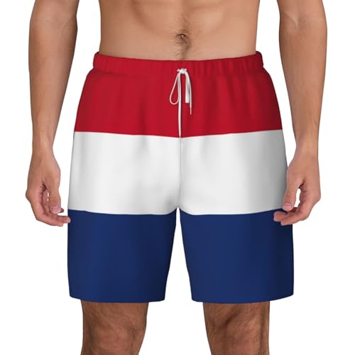 Short de bain homme avec doublure de compression séchage rapide pour plage