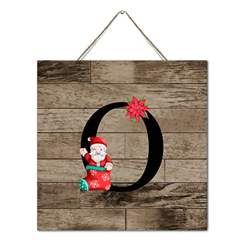 Décoration murale bois initiale O pour habiller un mur vide à Noël - 3